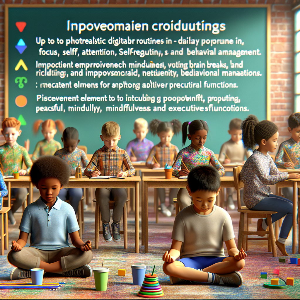 Daily Warm-Up Routines for Focus, Mindfulness, Attention, and Classroom Behavior