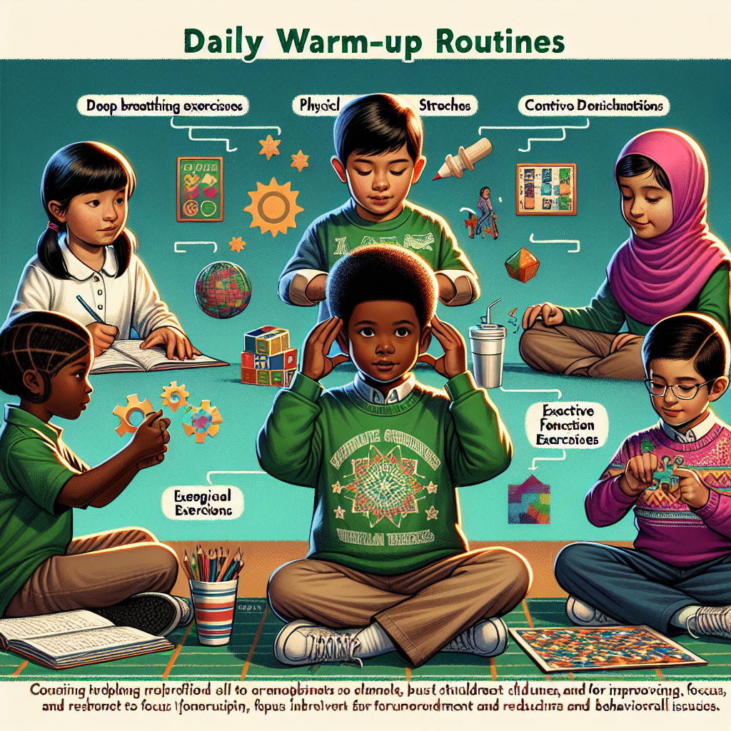 Daily Warm Up Routines for Focus, Executive Function, and Behavior Management